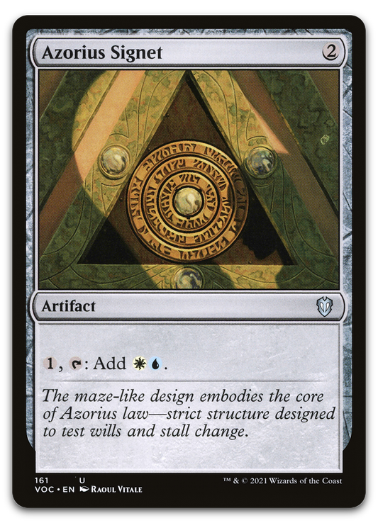 Azorius Signet (Commander: Innistrad: Crimson Vow)