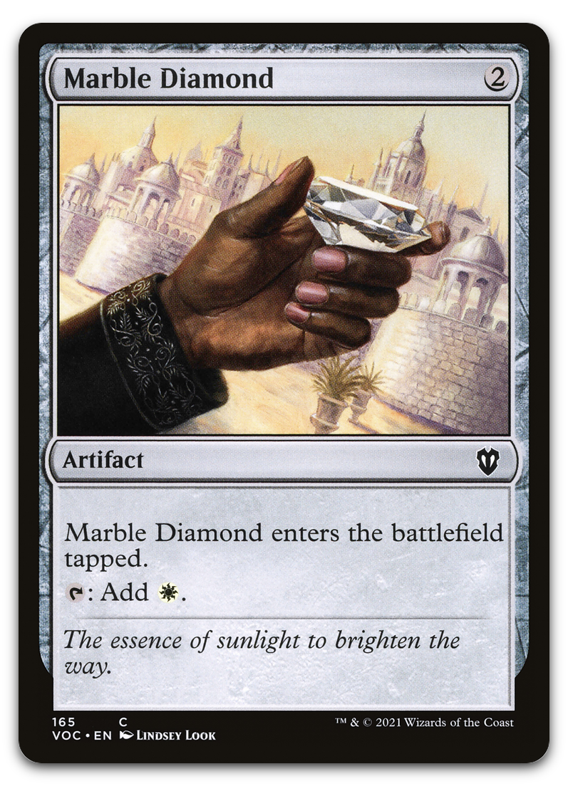 Marble Diamond (Commander: Innistrad: Crimson Vow)