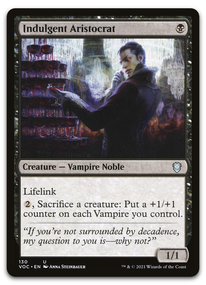 Indulgent Aristocrat (Commander: Innistrad: Crimson Vow)
