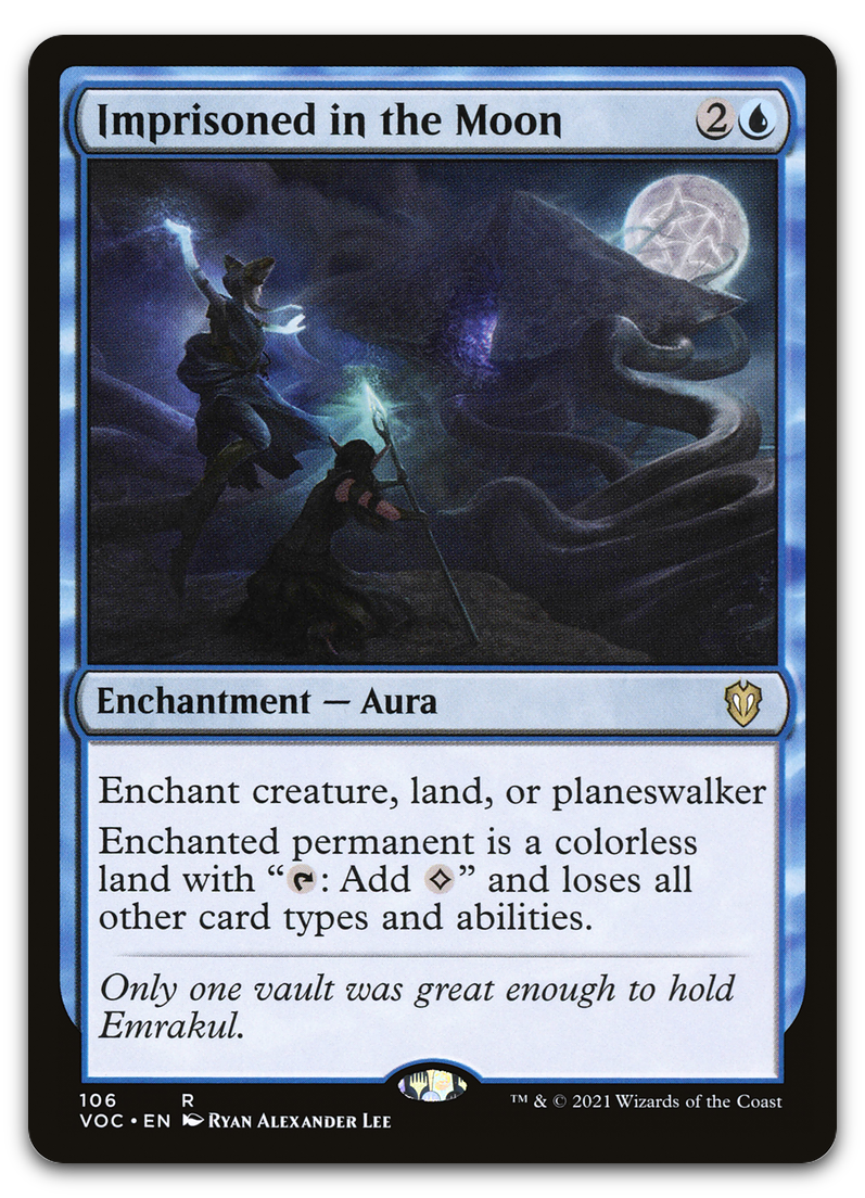 Imprisoned in the Moon (Commander: Innistrad: Crimson Vow)