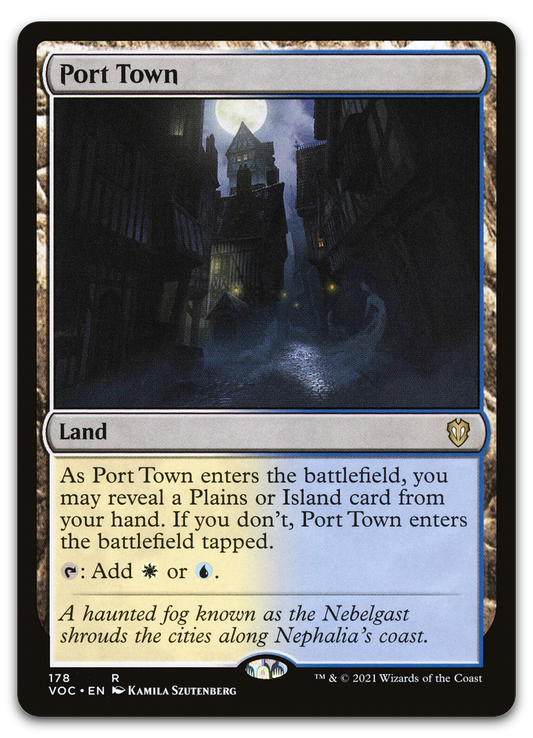 Port Town (Commander: Innistrad: Crimson Vow)