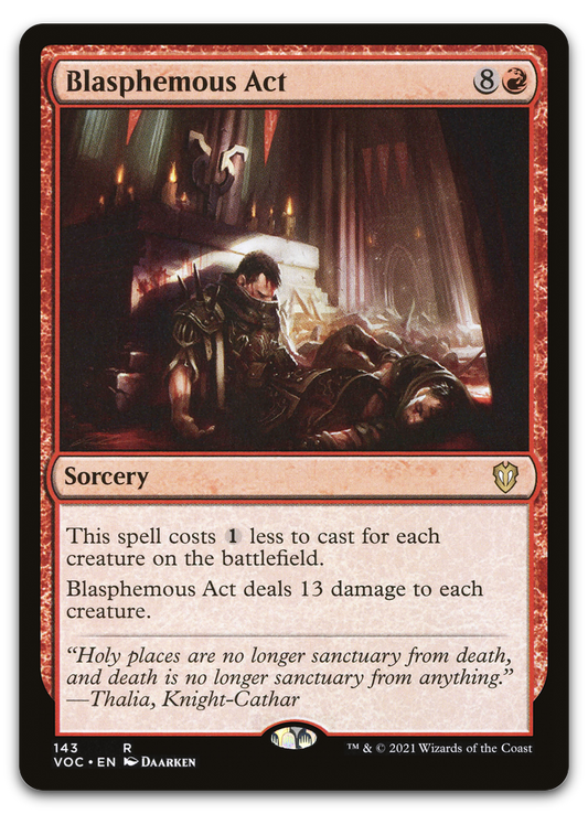 Blasphemous Act (Commander: Innistrad: Crimson Vow)