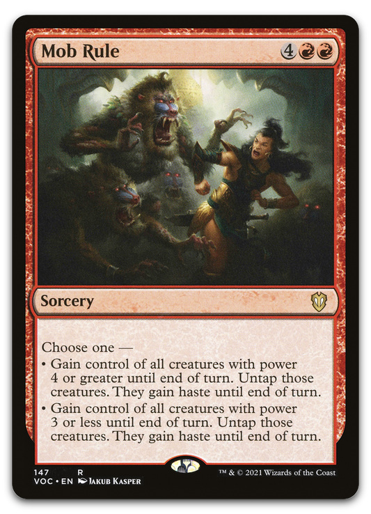 Mob Rule (Commander: Innistrad: Crimson Vow)