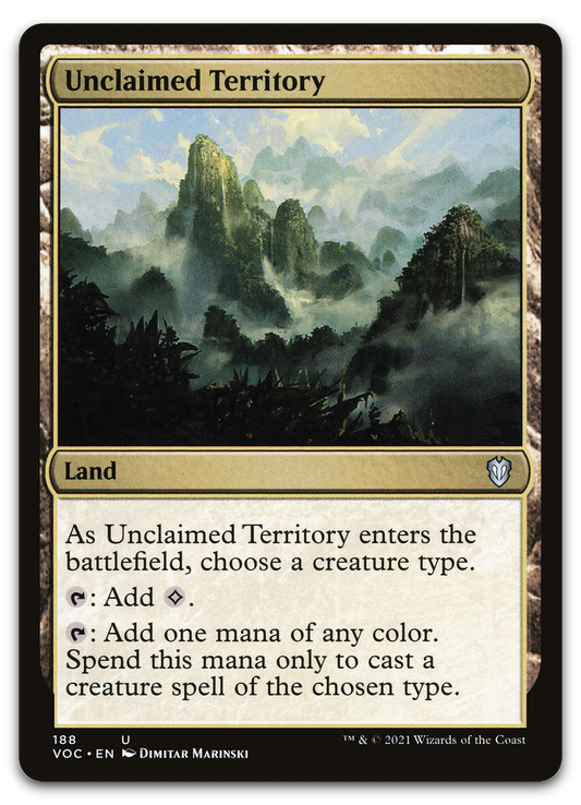 Unclaimed Territory (Commander: Innistrad: Crimson Vow)