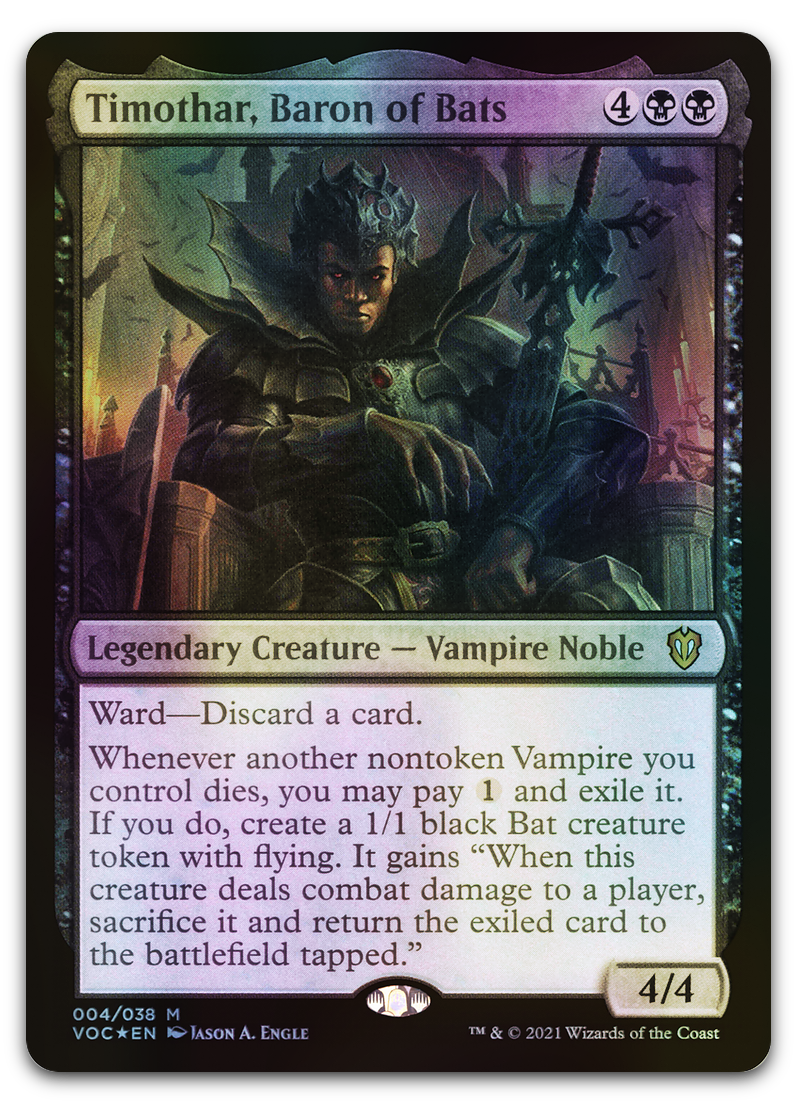 Timothar, Baron of Bats (Commander: Innistrad: Crimson Vow)