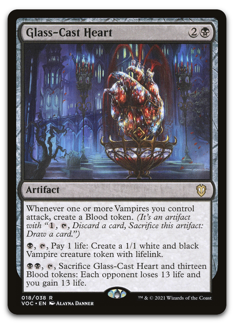 Glass-Cast Heart (Commander: Innistrad: Crimson Vow)