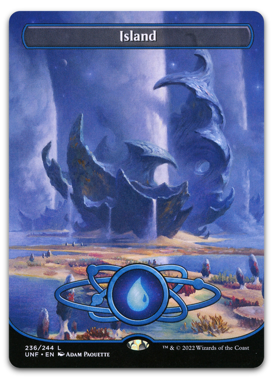 Island (236) (Borderless) (Unfinity)