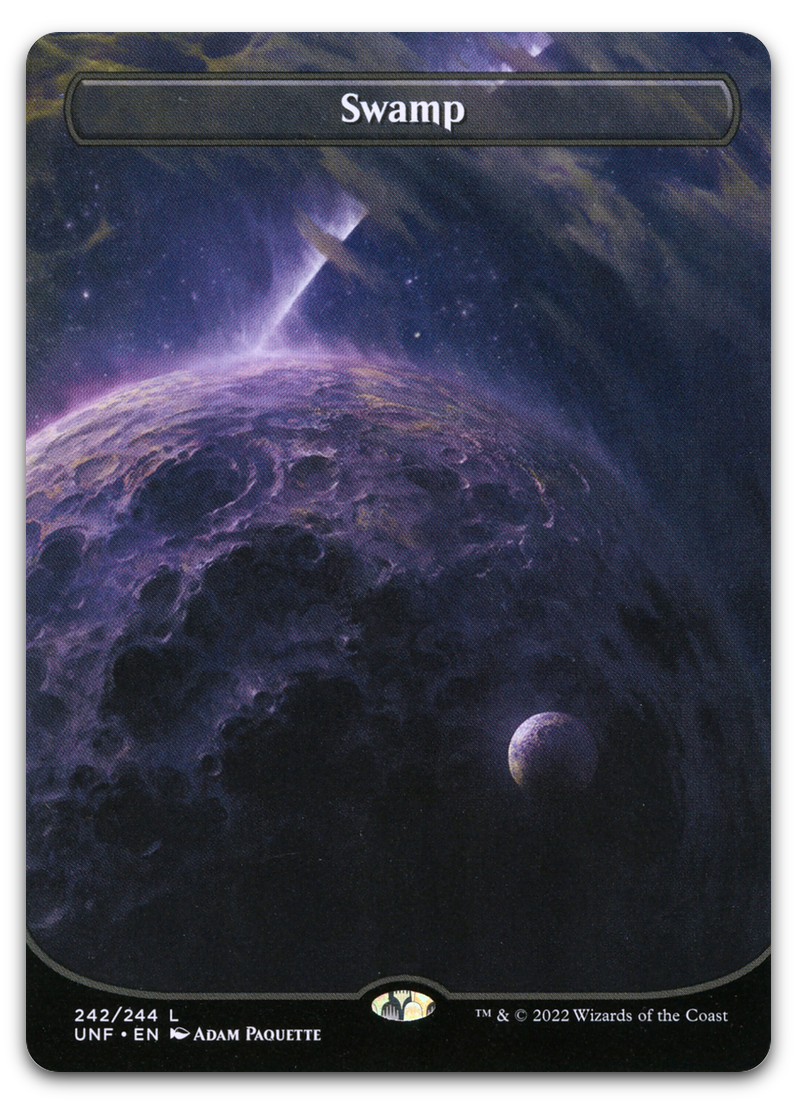 Swamp (242) (Borderless) (Unfinity)