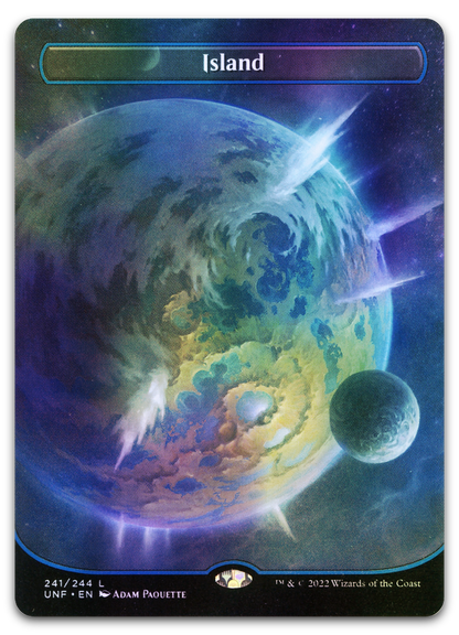 Island (241) (Borderless) (Unfinity)