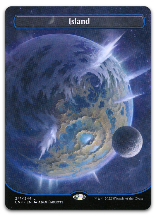 Island (241) (Borderless) (Unfinity)