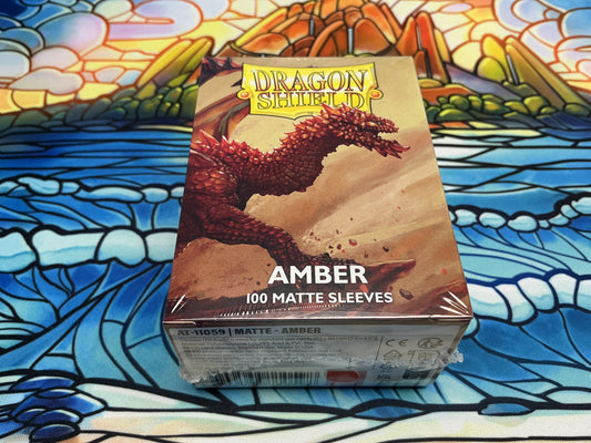 Dragon Shield Sleeves: Standard- Matte Amber (100 ct.)