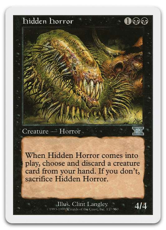 Hidden Horror (Classic Sixth Edition)
