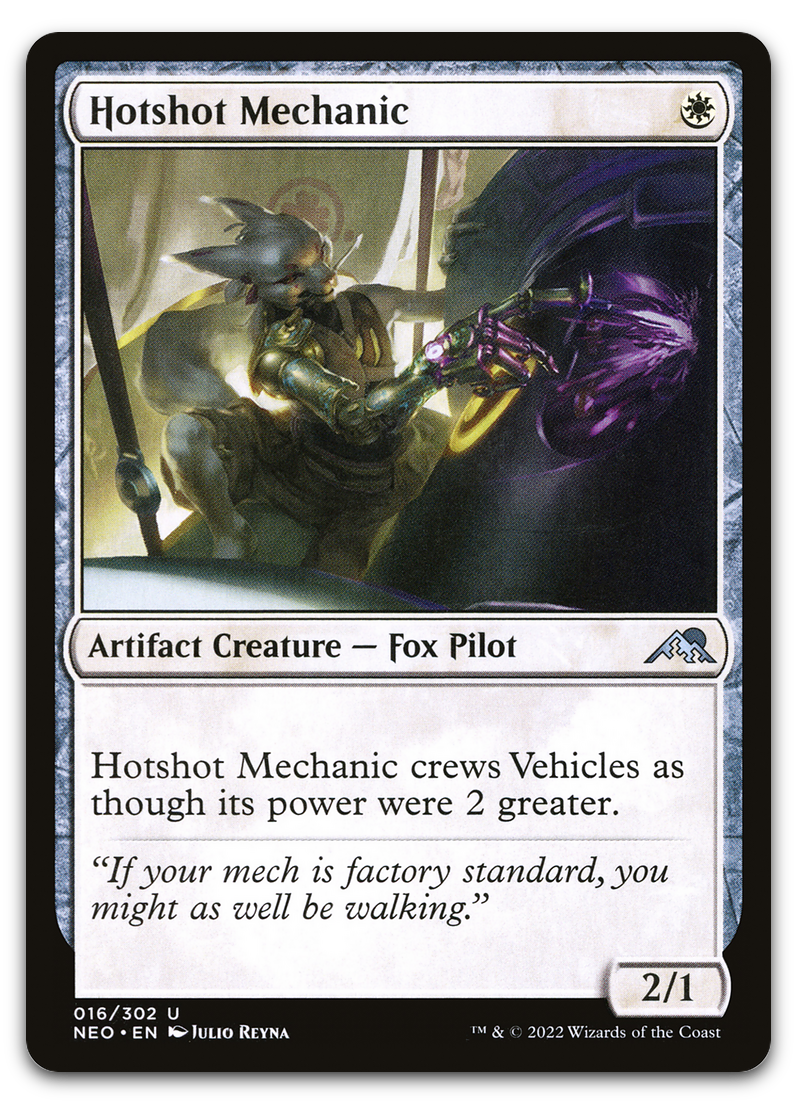 Hotshot Mechanic (Kamigawa: Neon Dynasty)