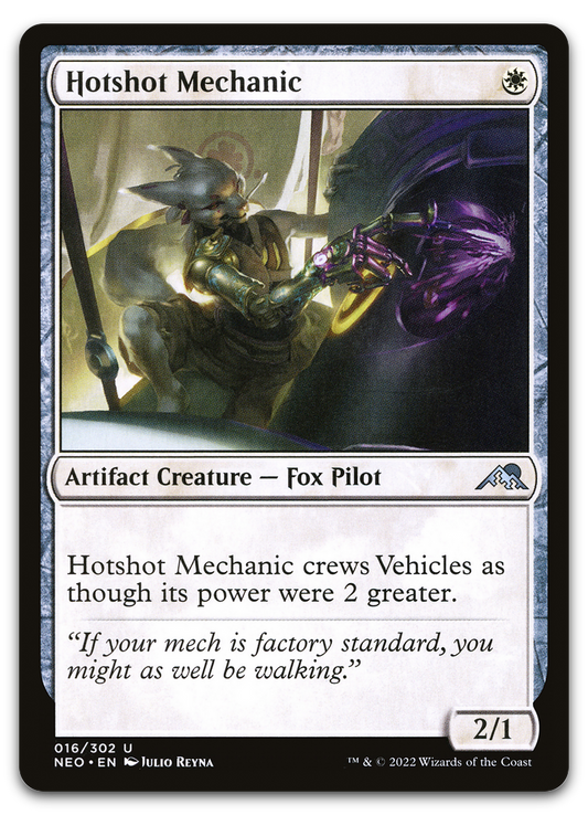 Hotshot Mechanic (Kamigawa: Neon Dynasty)