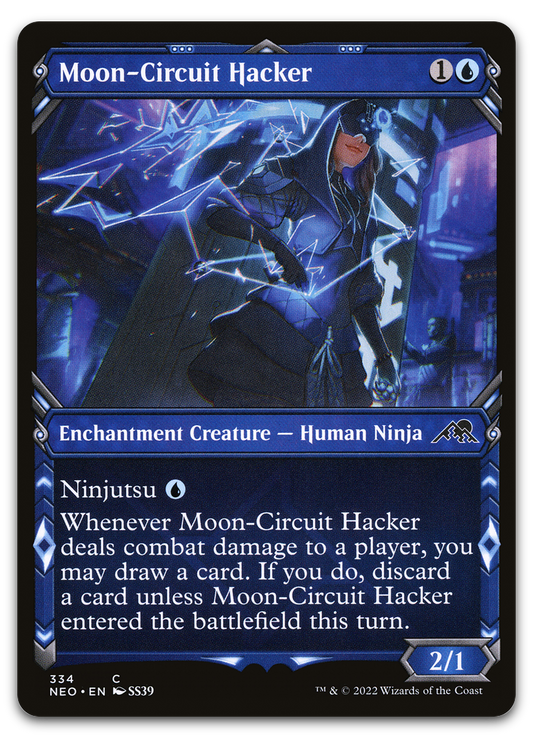 Moon-Circuit Hacker (Showcase) (Kamigawa: Neon Dynasty)