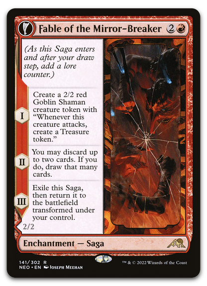 Fable of the Mirror-Breaker (Kamigawa: Neon Dynasty)