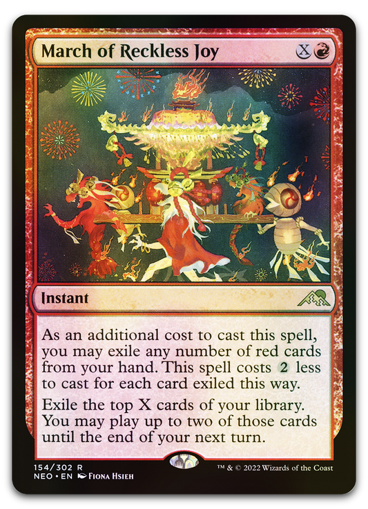 March of Reckless Joy (Kamigawa: Neon Dynasty)