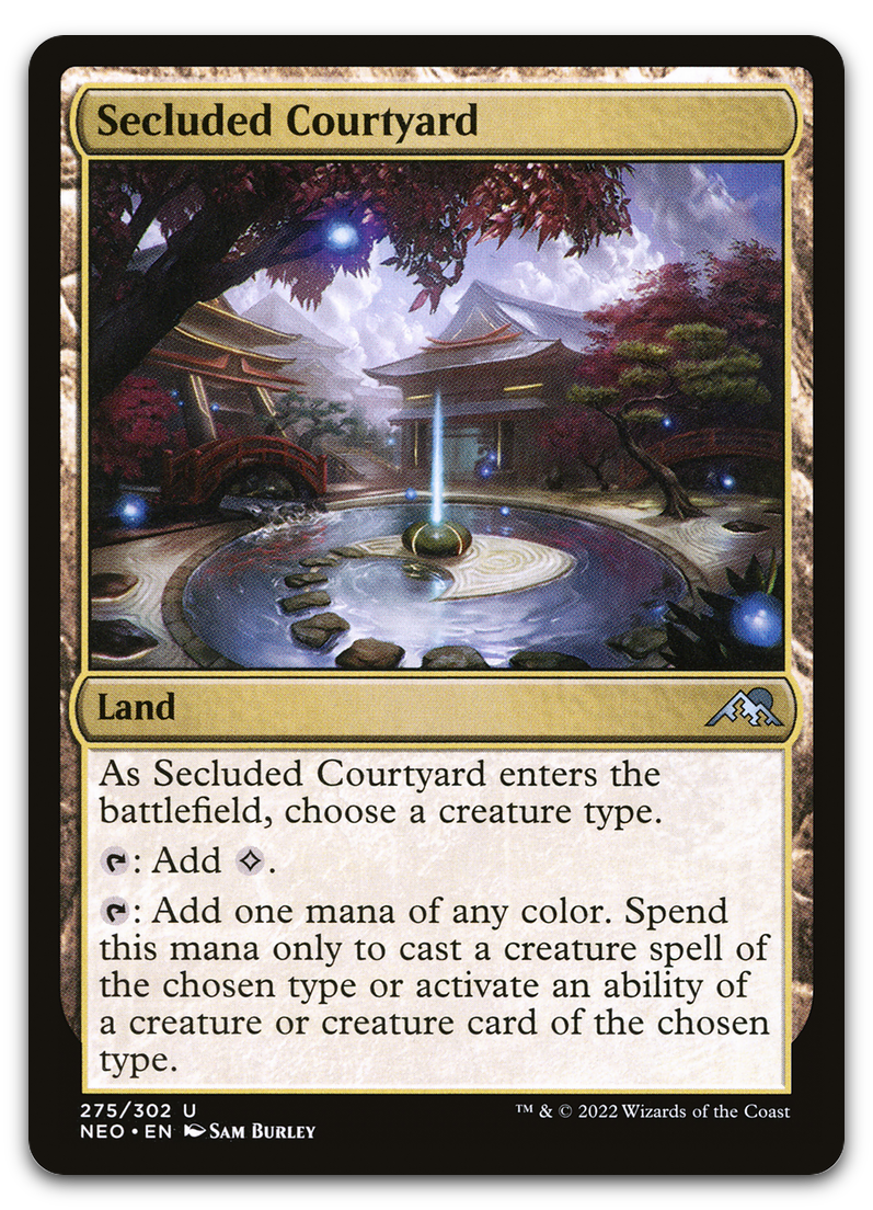 Secluded Courtyard (Kamigawa: Neon Dynasty)