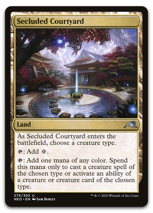 Secluded Courtyard (Kamigawa: Neon Dynasty)