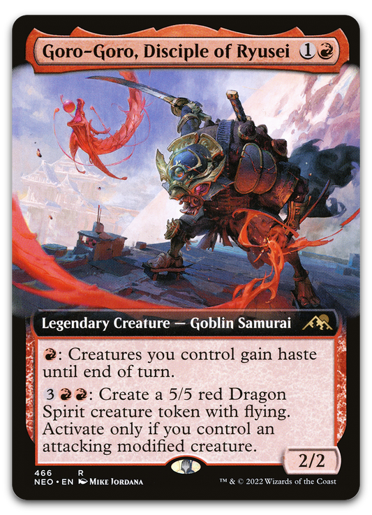 Goro-Goro, Disciple of Ryusei (Extended Art) (Kamigawa: Neon Dynasty)