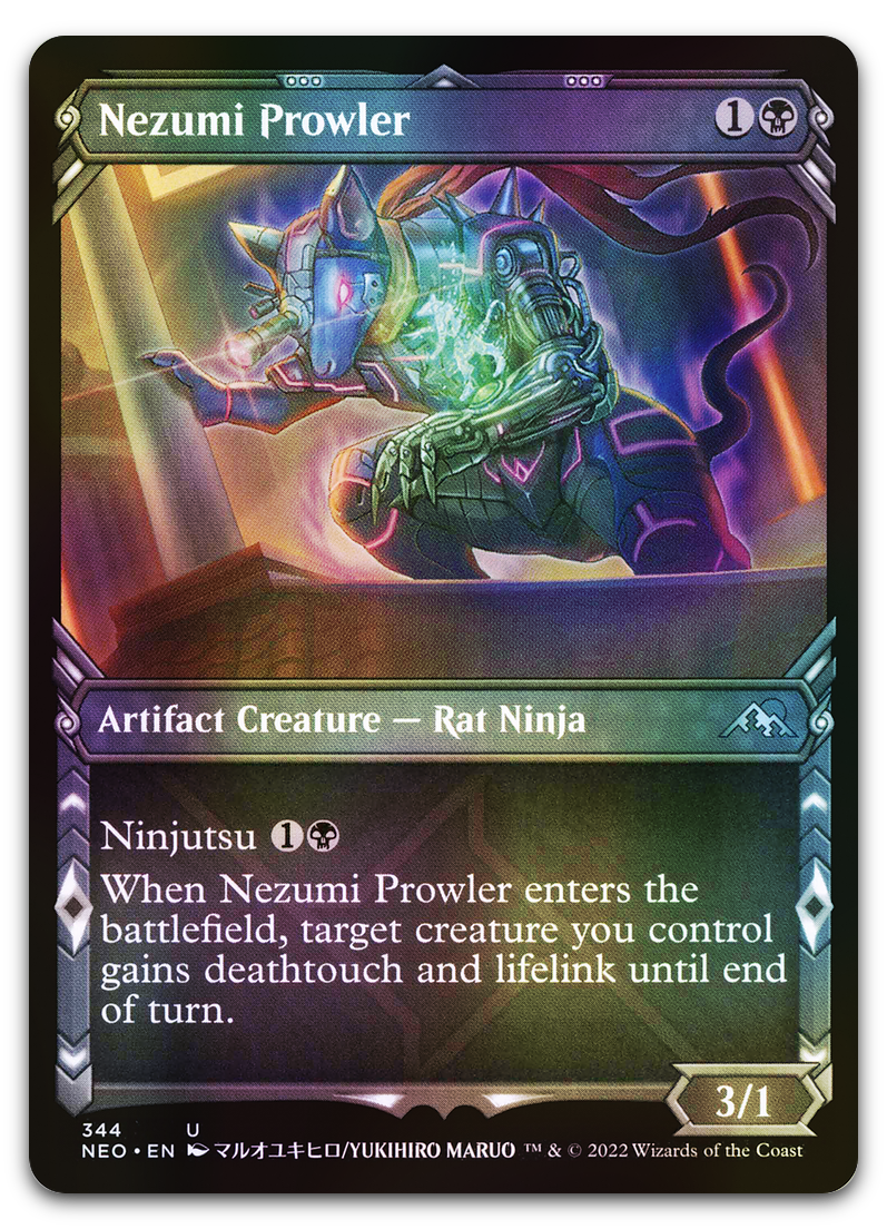Nezumi Prowler (Showcase) (Kamigawa: Neon Dynasty)