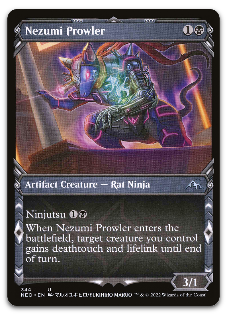 Nezumi Prowler (Showcase) (Kamigawa: Neon Dynasty)