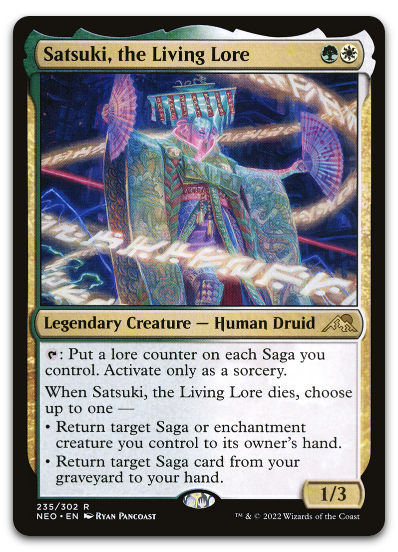 Satsuki, the Living Lore (Kamigawa: Neon Dynasty)