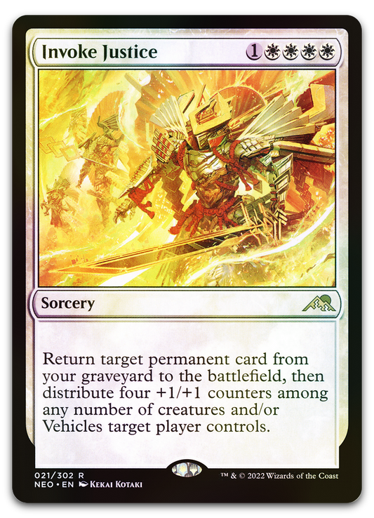 Invoke Justice (Kamigawa: Neon Dynasty)