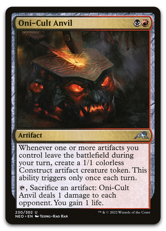 Oni-Cult Anvil (Kamigawa: Neon Dynasty)