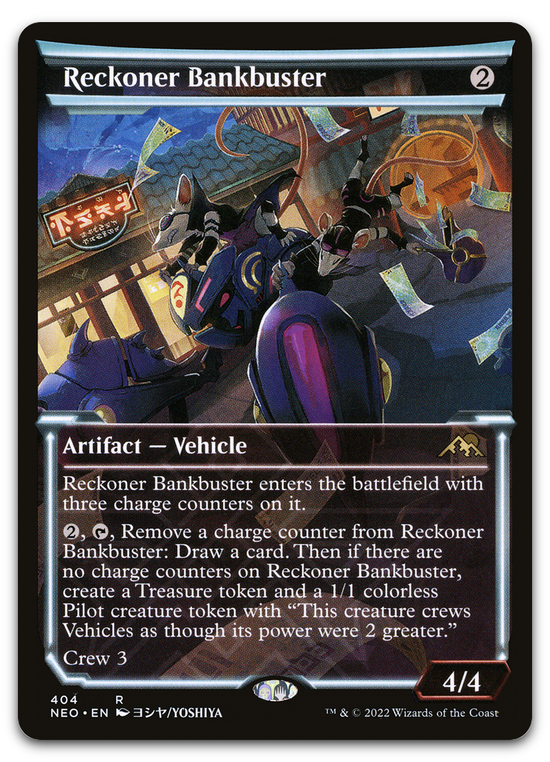 Reckoner Bankbuster (Showcase) (Kamigawa: Neon Dynasty)