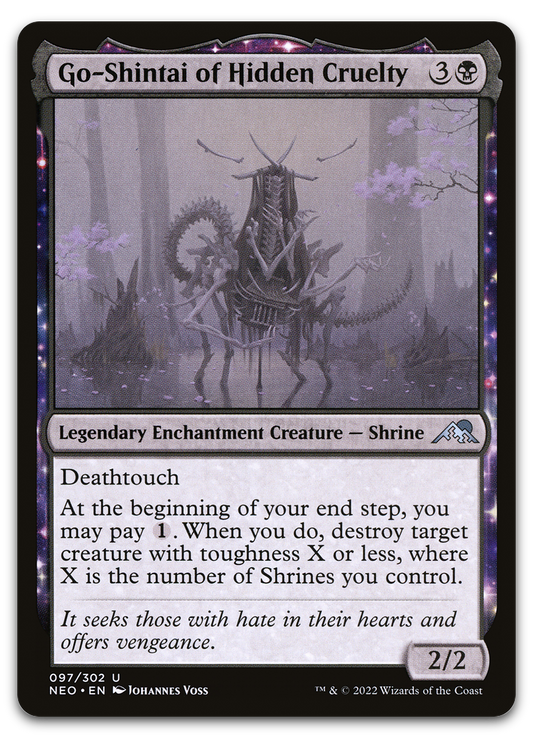 Go-Shintai of Hidden Cruelty (Kamigawa: Neon Dynasty)
