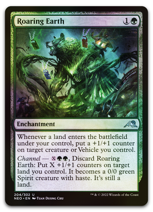 Roaring Earth (Kamigawa: Neon Dynasty)