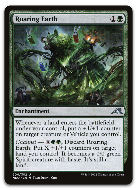 Roaring Earth (Kamigawa: Neon Dynasty)