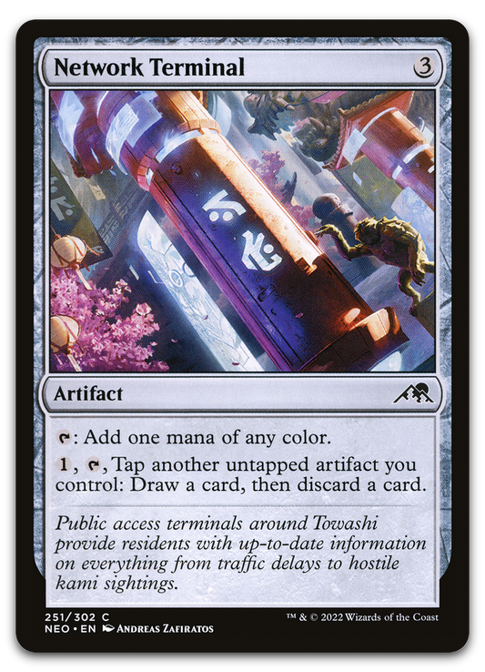 Network Terminal (Kamigawa: Neon Dynasty)