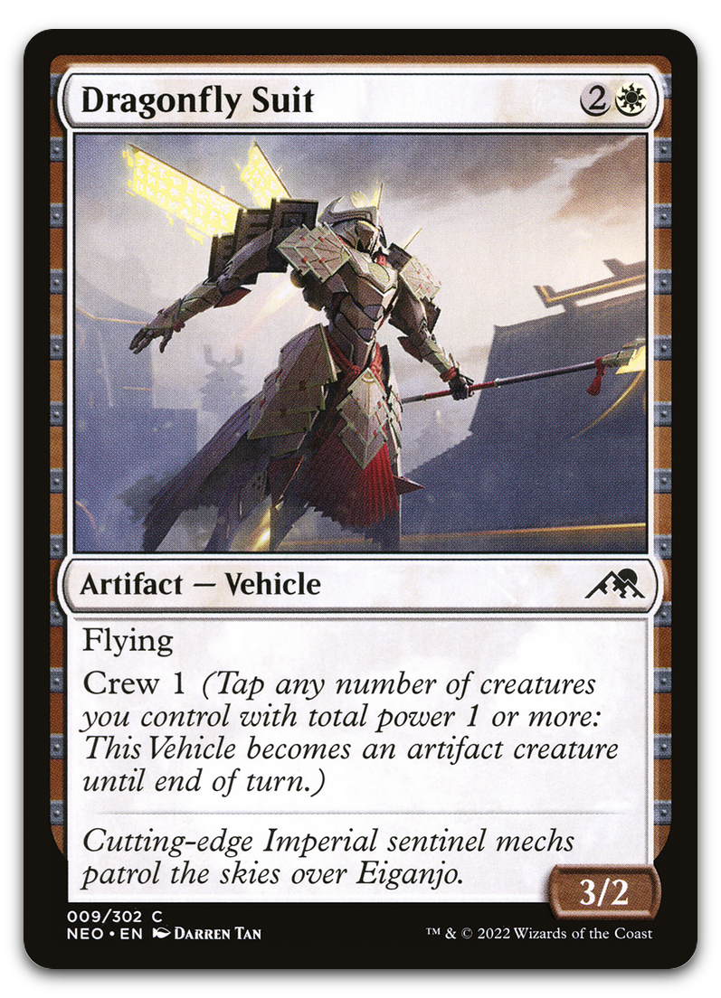 Dragonfly Suit (Kamigawa: Neon Dynasty)