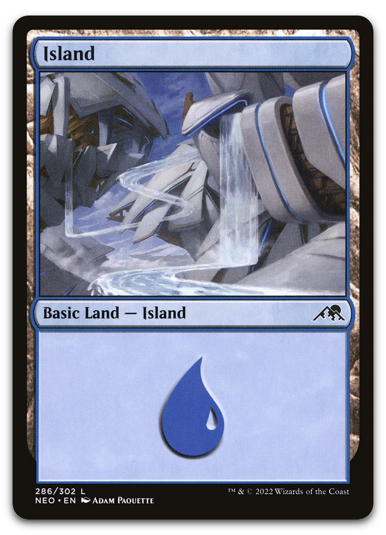 Island (286) (Kamigawa: Neon Dynasty)