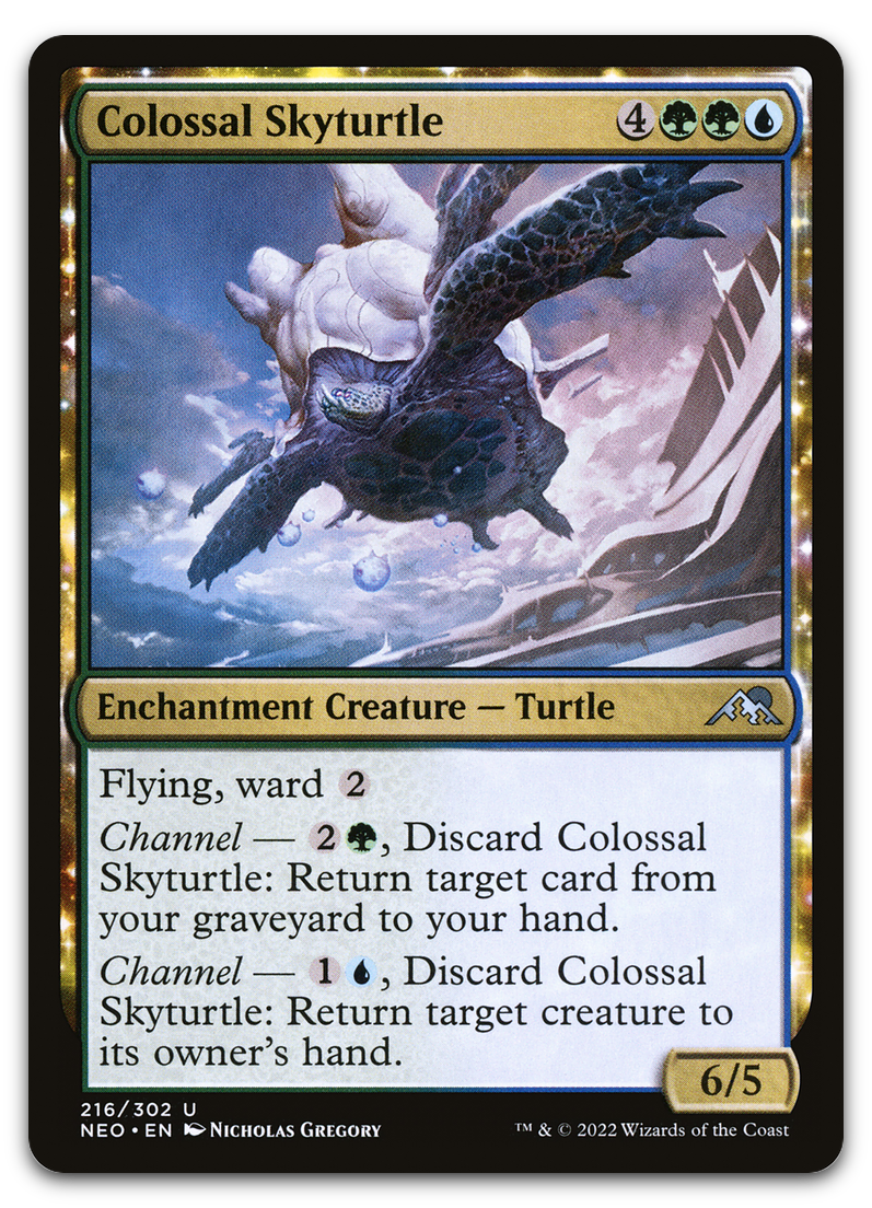 Colossal Skyturtle (Kamigawa: Neon Dynasty)