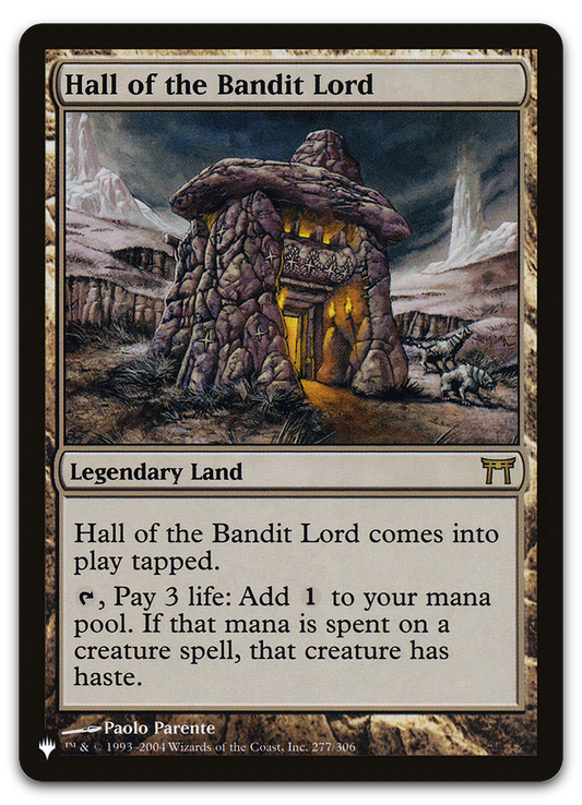 Hall of the Bandit Lord (The List Reprints)