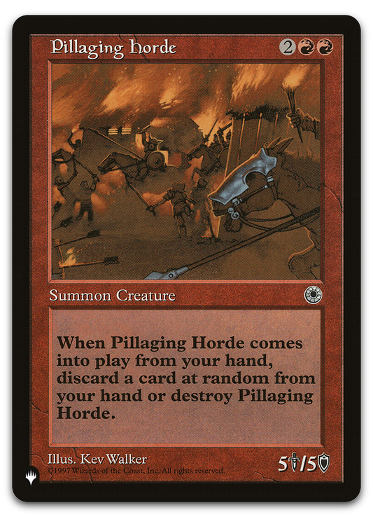 Pillaging Horde (The List Reprints)