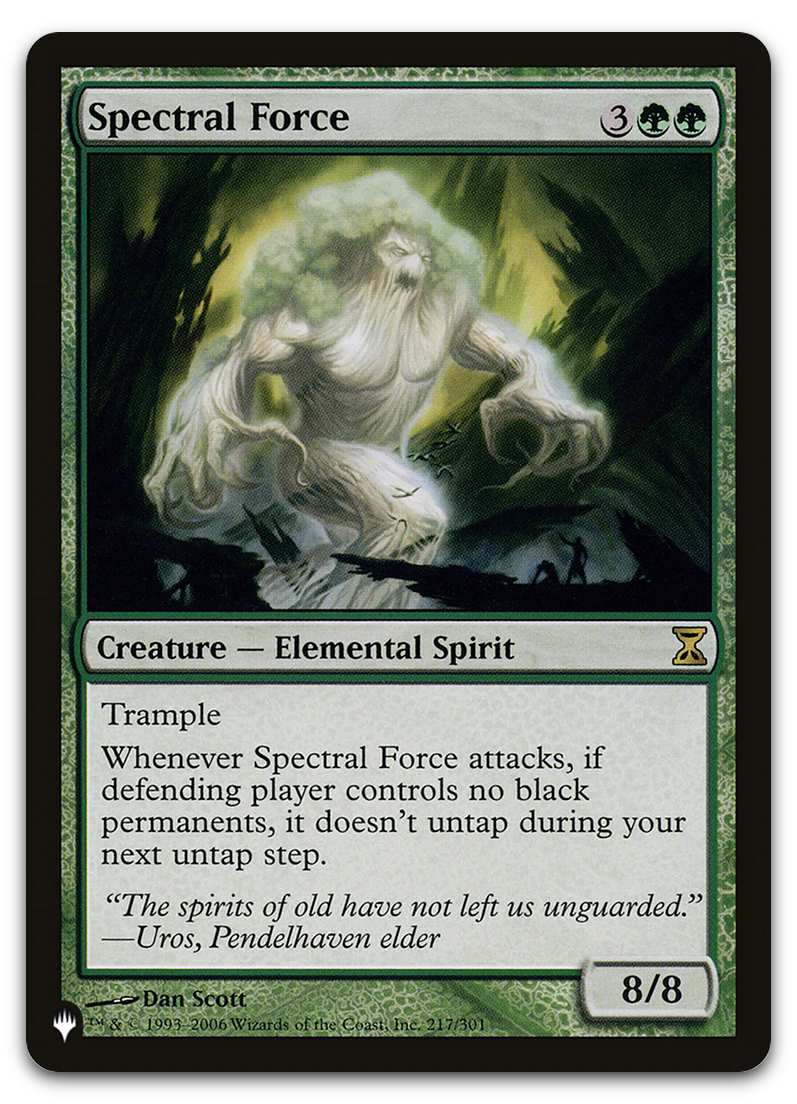 Spectral Force (The List Reprints)