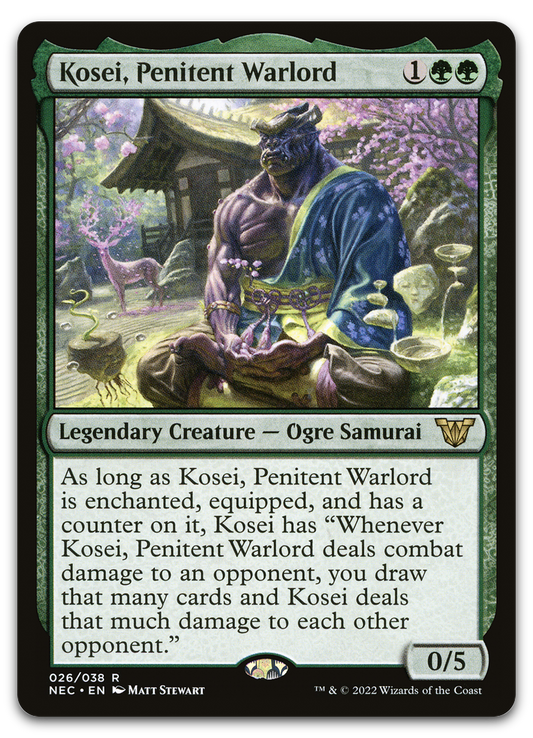 Kosei, Penitent Warlord (Commander: Kamigawa: Neon Dynasty)