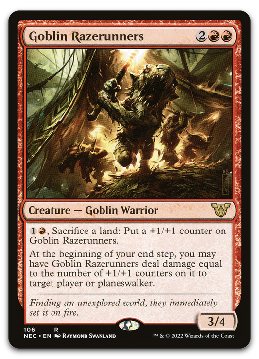 Goblin Razerunners (Commander: Kamigawa: Neon Dynasty)