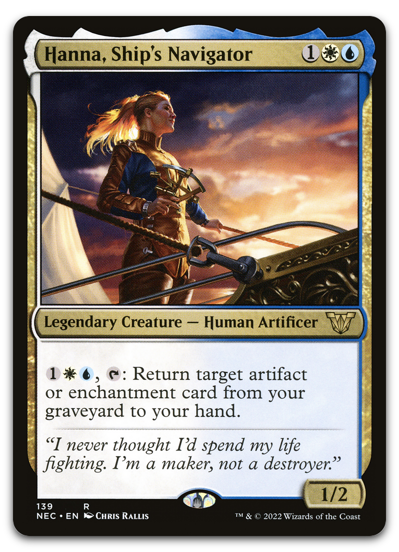 Hanna, Ship's Navigator (Commander: Kamigawa: Neon Dynasty)