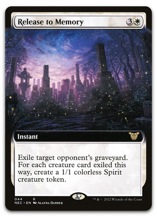 Release to Memory (Extended Art) (Commander: Kamigawa: Neon Dynasty)