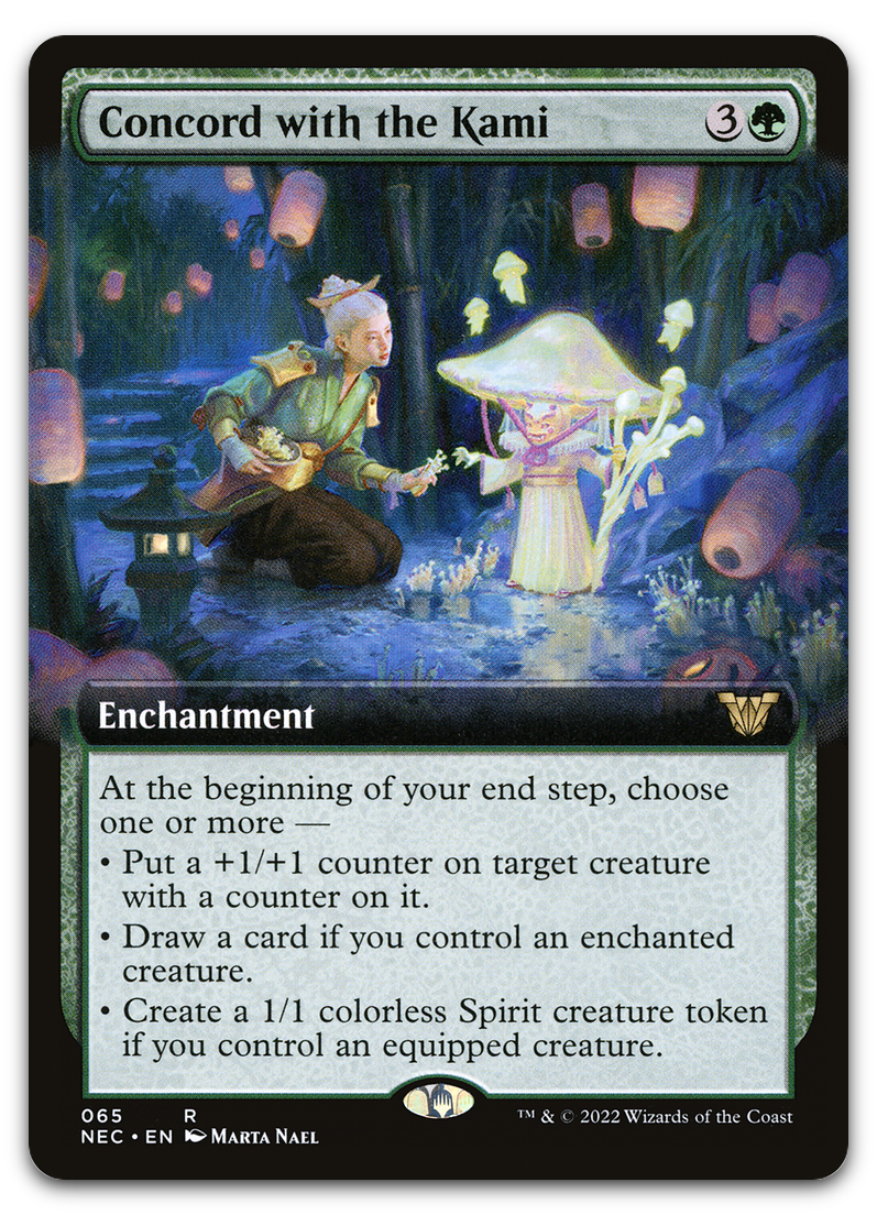 Concord with the Kami (Extended Art) (Commander: Kamigawa: Neon Dynasty)