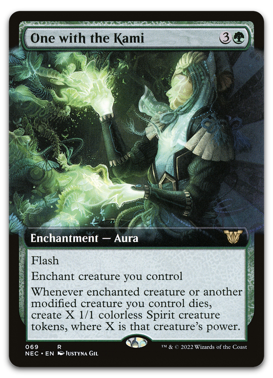 One with the Kami (Extended Art) (Commander: Kamigawa: Neon Dynasty)