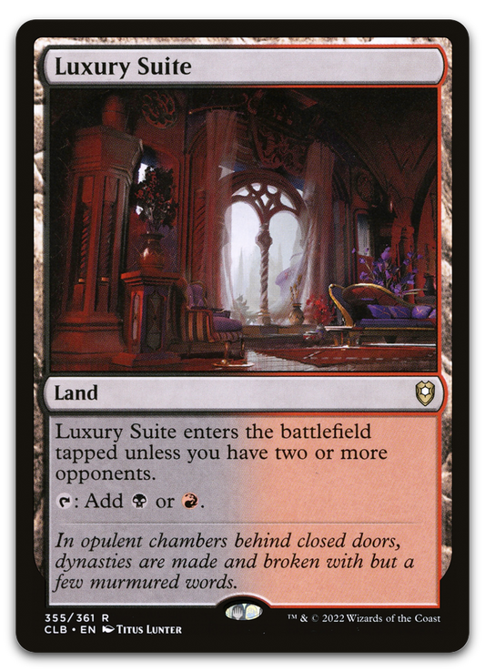 Luxury Suite (Commander Legends: Battle for Baldur's Gate)