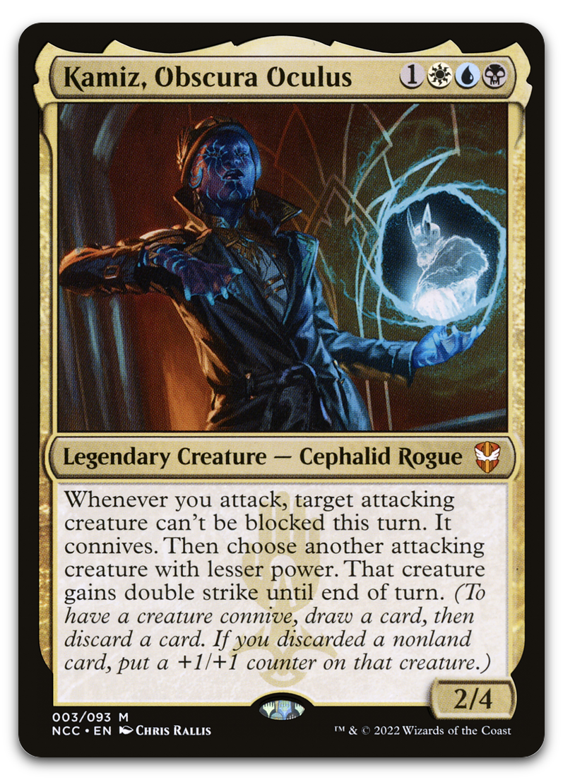 Kamiz, Obscura Oculus (Commander: Streets of New Capenna)