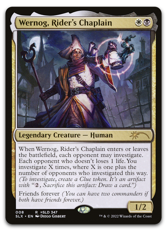 Wernog, Rider's Chaplain (SLX Cards)