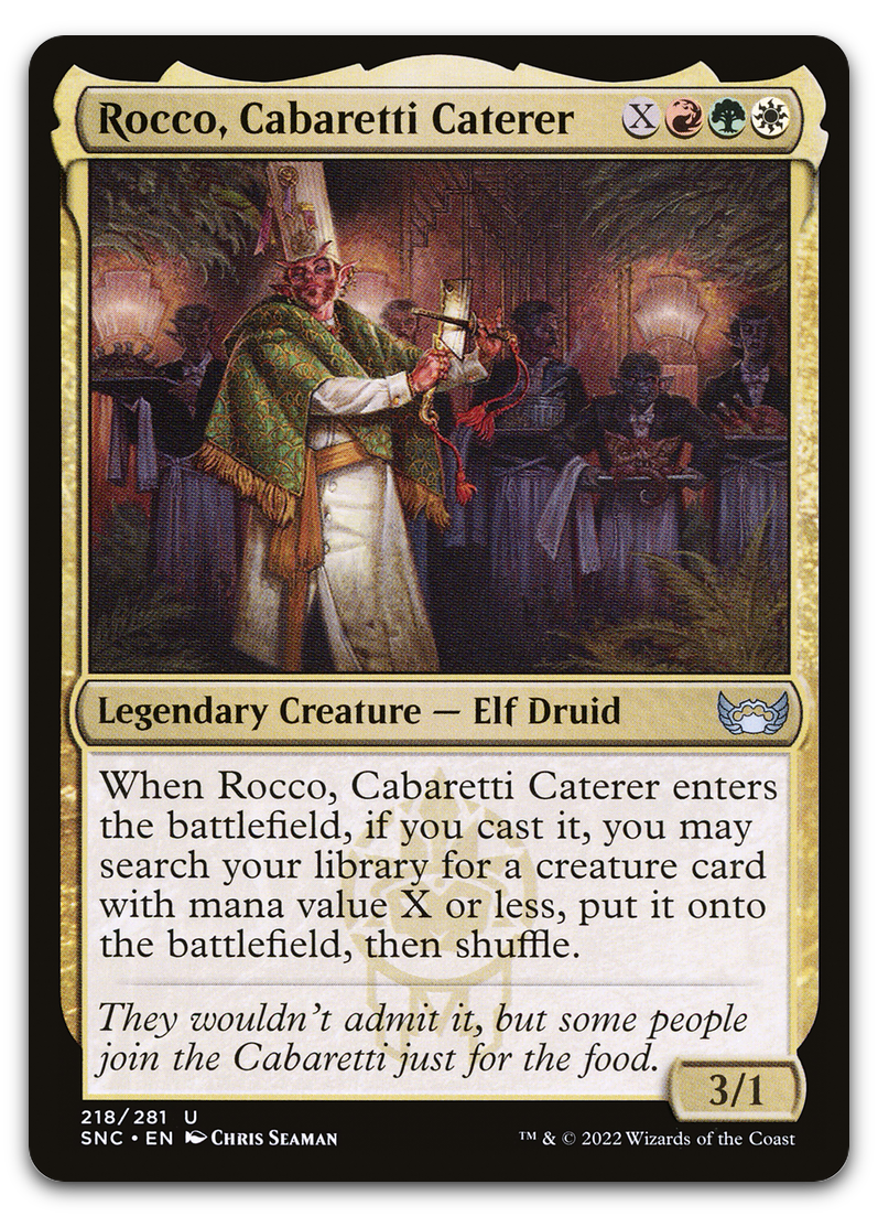 Rocco, Cabaretti Caterer (Streets of New Capenna)